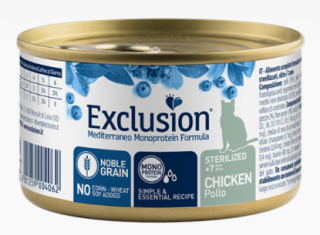 Exclusion Noble Grain Kısırlaştırılmış +7 Tavuk 300 gr Kedi Maması kullananlar yorumlar